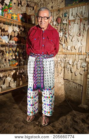 January 30, 2015 San Pedro La Laguna, Guatemala: Traditional Clothing Is Not Worn By Young Generatio