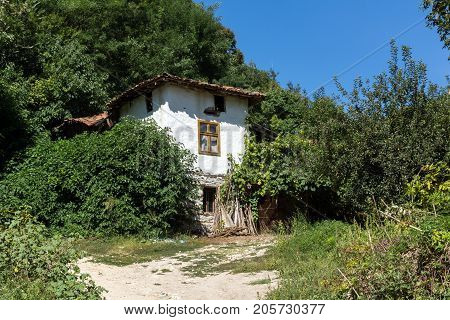 Old houses in village of Rozhen, Blagoevgrad region, Bulgaria