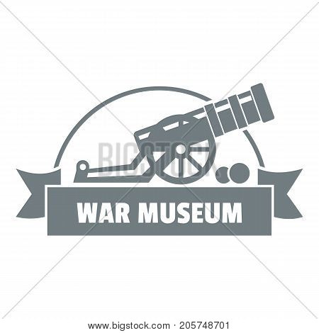 Cannon ball logo. Simple illustration of cannon ball vector logo for web