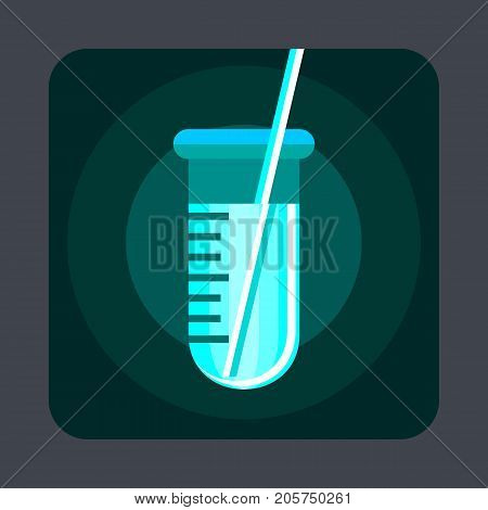 Tube light concept background. Cartoon illustration of tube light vector concept background for web design
