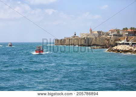 ancient city of acre in israel