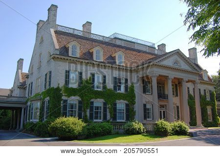 ROCHESTER, NY, USA - MAY 20, 2010: George Eastman House in Rochester, New York State, USA.
