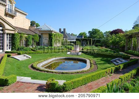 ROCHESTER, NY, USA - MAY 20, 2010: George Eastman House in Rochester, New York State, USA.