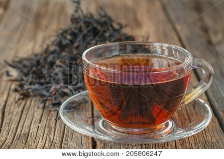 Dry And Boiled Cheenese Tea, Closeup View