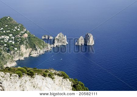 Klippen der Insel Capri