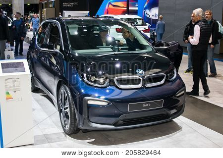 Frankfurt-September 20: BMW i3 at the Frankfurt International Motor Show on September 20 2017 in Frankfurt