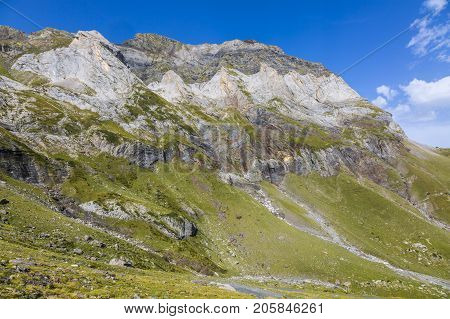 Image of the glacial Circus of Troumouse one of the largest from the Europe.