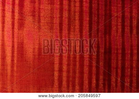 with beautiful figured grain.Wood has tiger stripe or curly stripe grain. colored with translucent red dye and lacquer top coat.