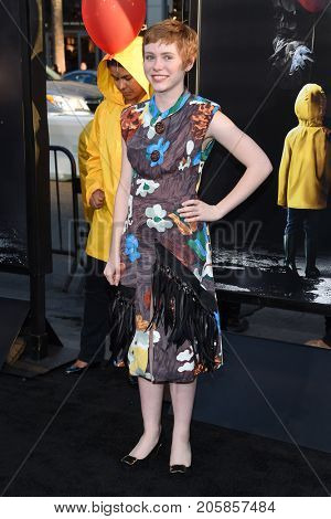 LOS ANGELES - SEP 05:  Sophia Lillis arrives for the 'IT' World Premiere on September 5, 2017 in Hollywood, CA                