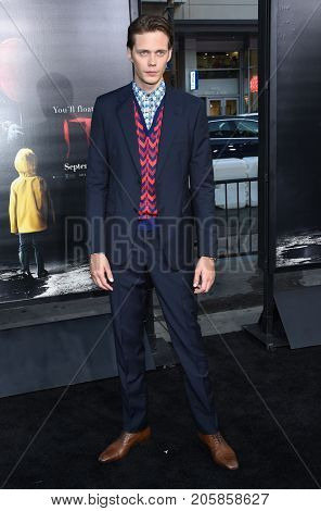 LOS ANGELES - SEP 05:  Bill Skarsgard arrives for the 'IT' World Premiere on September 5, 2017 in Hollywood, CA                