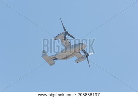 Bell Boeing Mv-22 Osprey Performing At The Miramar Air Show