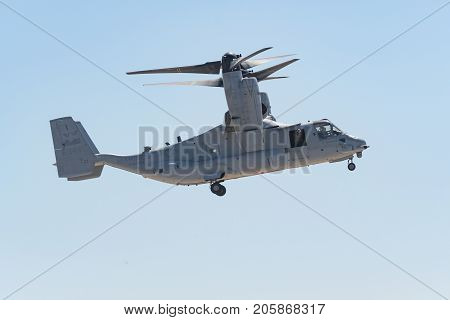 Bell Boeing Mv-22 Osprey Performing At The Miramar Air Show