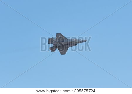 Lockheed Martin F-35B Lightning Us Marine Corps Performing At The Miramar Air Show