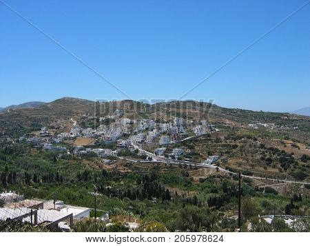 Naxos Island at Cyclades of Greece Europe