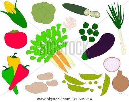 illustrazione di verdure