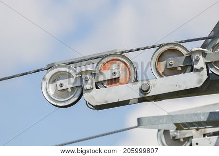 Ski Lift Detail - Alps