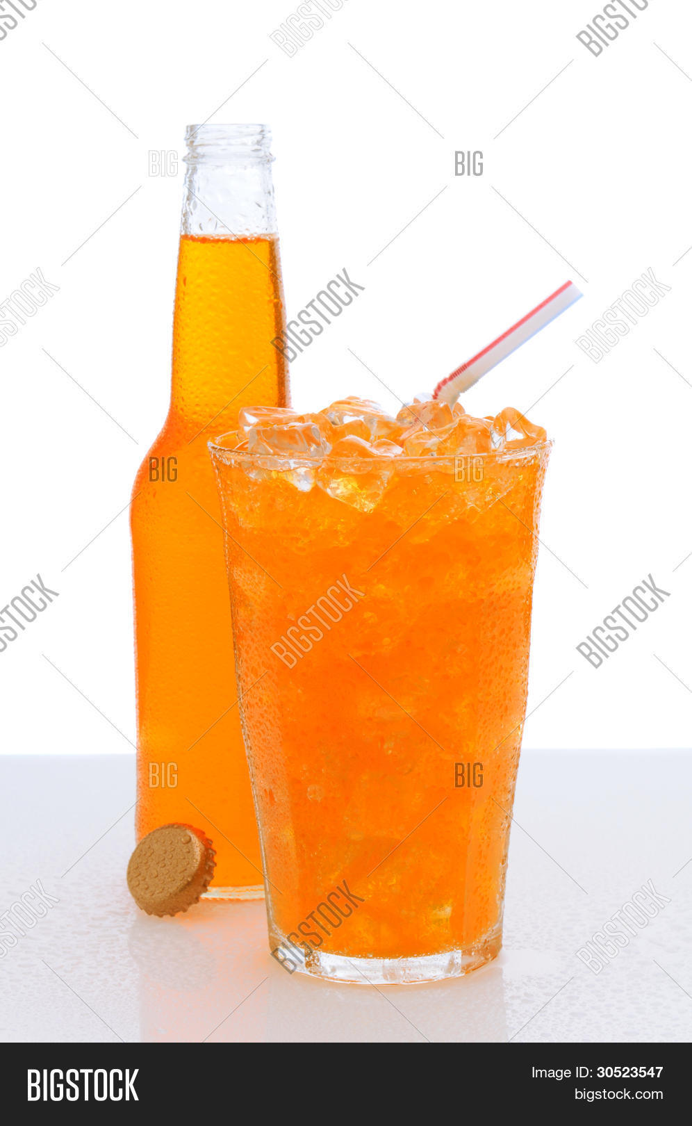 Cold Glass Orange Soda Image & Photo (Free Trial) | Bigstock
