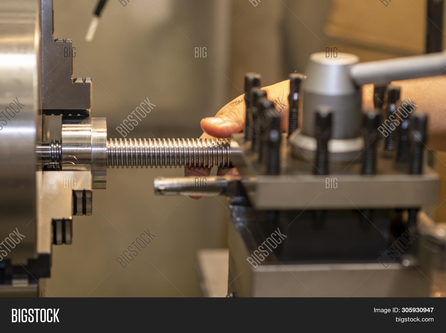 Lathe Machine Cutting Image & Photo (Free Trial) Bigstock