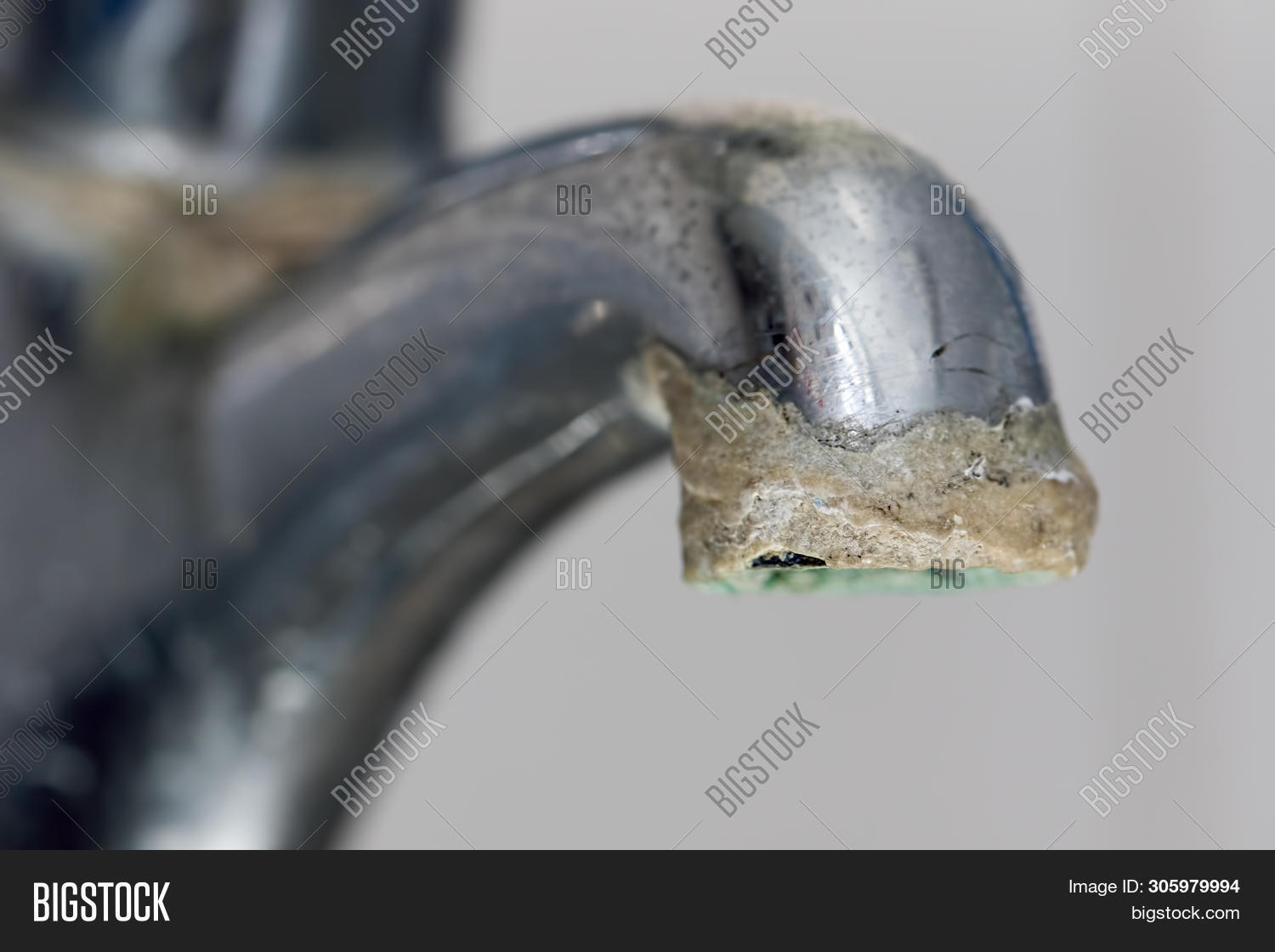 Close Limescale Build Image Photo Free Trial Bigstock