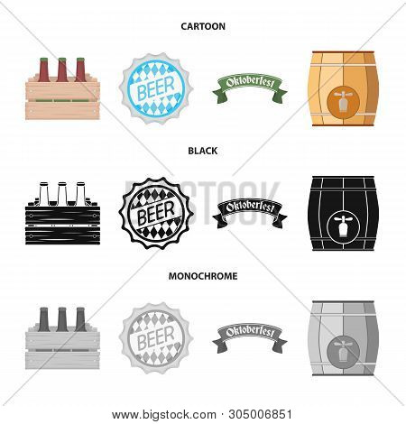 Vector Design Of Minimal And Pint Logo. Set Of Minimal And Craft Vector Icon For Stock.