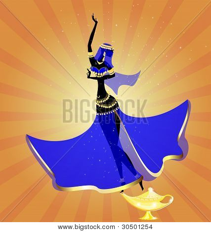 dwa dziewczyna Taniec orientalny