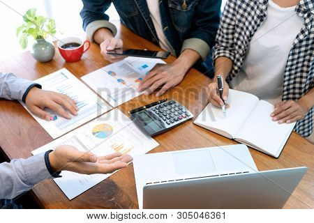 Businessman Work With Friend