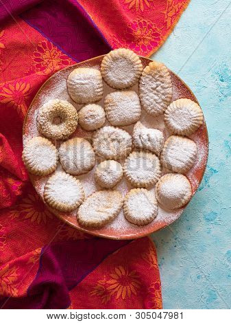 Holidays Cookies Maamoul - Arab Dessert Usually Made A Few Days Before Eid Al-fitr, Easter, And Puri