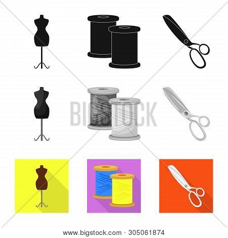 Vector Design Of Craft And Handcraft Sign. Set Of Craft And Industry Stock Vector Illustration.
