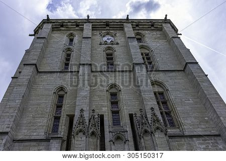 VINCENNES, VAL-DE-MARNE, FRANCE - MAY 26: Chateau de Vincennes - massive 14th and 17th century Frenc