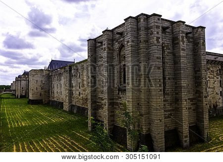 Vincennes, Val-de-marne, France - May 26: Chateau De Vincennes - Massive 14th And 17th Century Frenc
