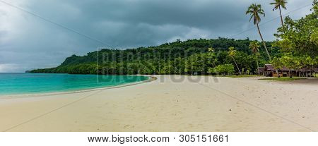 Famous Champagne Beach, Vanuatu, Espiritu Santo island, near Luganville,  South Pacific