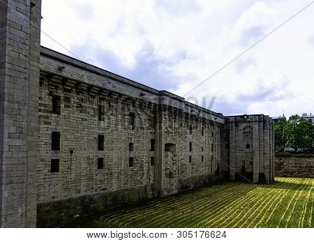 Vincennes, Val-de-marne, France - May 26: Chateau De Vincennes - Massive 14th And 17th Century Frenc