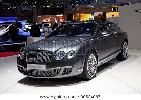 Genewa - 8 marca: Nowy Bentley Continental 