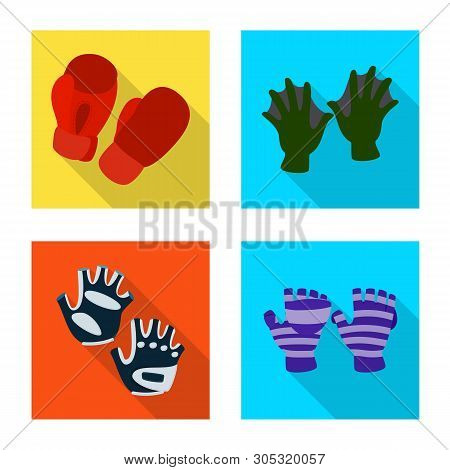 Vector Design Of Own And Textile Symbol. Set Of Own And Safety Vector Icon For Stock.