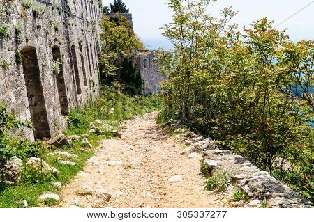 Walking Trail From The Top Of Mount Sdr To Dubrovnik With A Great Panoramic View