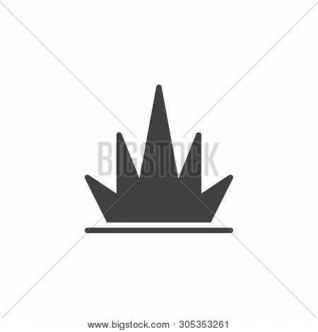 Grass Leaves Vector Icon. Filled Flat Sign For Mobile Concept And Web Design. Grass Plant Glyph Icon