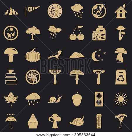 Forestation Icons Set. Simple Set Of 36 Forestation Vector Icons For Web For Any Design