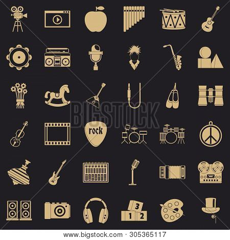 Musical Education Icons Set. Simple Set Of 36 Musical Education Vector Icons For Web For Any Design