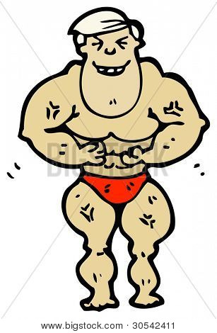 Body builder tegneserie