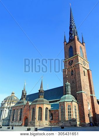 Riddarholm Church, The Final Resting Place Of Most Swedish Monarchs, The Island Of Riddarholmen, Sto