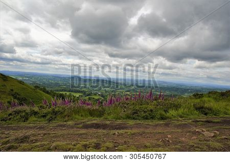 View From The Malvern Hills Faceing East On A Summer Day