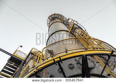 Industrial Distillery In Cane And Alcohol Factory