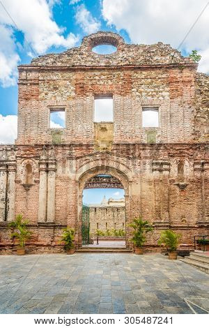 Santo Domingo Convent In Old District (casco Viejo) Of Panama City, Panama