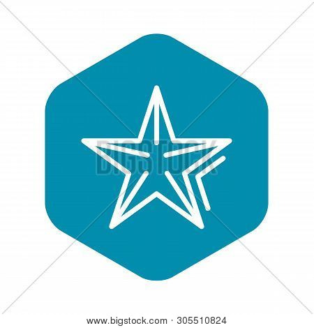 Sea Star Icon. Outline Illustration Of Sea Star Vector Icon For Web Design Isolated On White Backgro