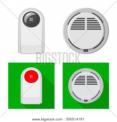 Vector Design Of Office And House Logo. Collection Of Office And System Vector Icon For Stock.