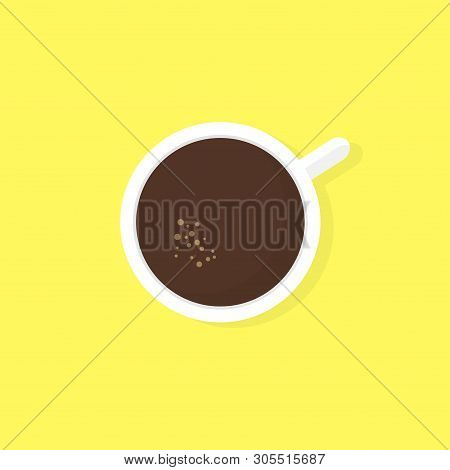 Cute Cup With Hot Drink. Vector Illustration