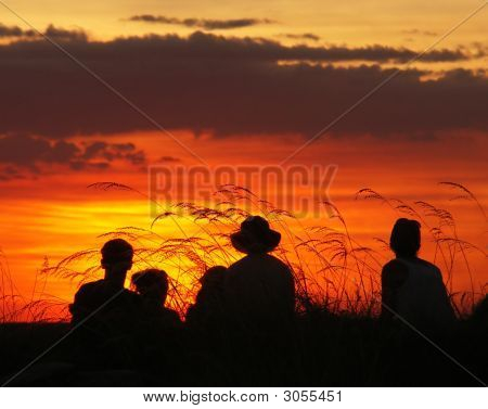 Kakadu-Sonnenuntergang