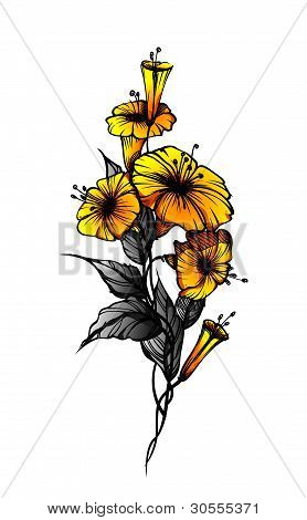 blomstermotiver baggrund