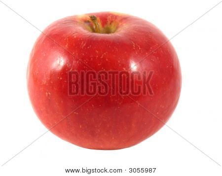 Roter Apfel.