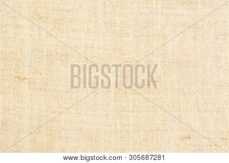 Homespun Linen Canvas Background. Handmade Linen Fabric Texture 7.